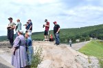 Loyal Railfans recording and photographing us as we run along the lake